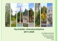 HyvinkÃ¤Ã¤n viheralueohjelma 2011-2020 - Hyvinkaan kaupunki