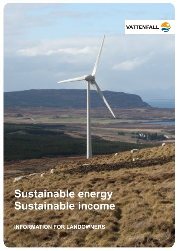 Information for landowners (PDF 4 MB) - Vattenfall