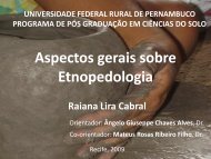 Aspectos gerais sobre Etnopedologia