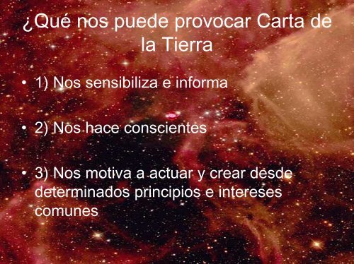 CARTA DE LA TIERRA - Earth Charter Initiative