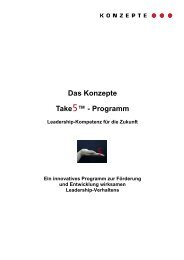 Das Konzepte Take5™ - Programm