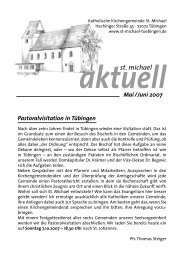 Mai - Juni 2007 - Katholische Kirchengemeinde St. Michael