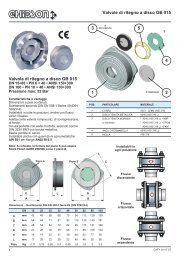 3 4 5 2 1 Valvole di ritegno a disco GB 015 Valvola di ritegno a disco ...