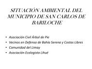 Organizaciones ambientales - Bariloche