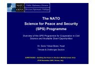 The NATO Science for Peace and Security (SPS) Programme - ELSA