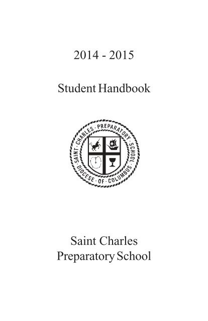 Student Handbook 2013-2014.pmd - St. Charles Preparatory School