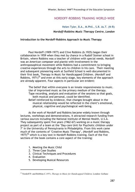 E-Book of Articles - World Federation of Music Therapy