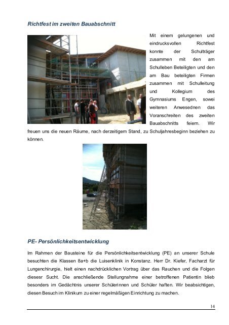 3. ELTERNINFOBRIEF 2010/11 - Gymnasium Engen