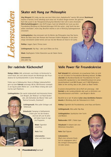 Ausgabe 1-2008 - Freundeskreise für Suchtkrankenhilfe