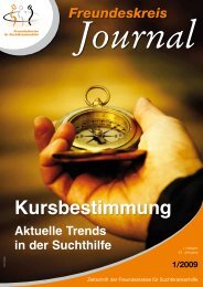 Ausgabe 1-2009 - Freundeskreise für Suchtkrankenhilfe