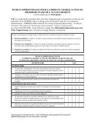 fiche d'apprentissage pour la prise en charge active du troisieme ...