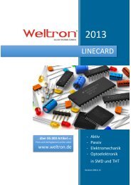Linecard Weltron - Weltron Elektronik GmbH