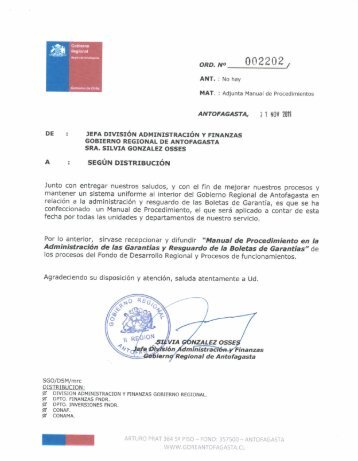 Manual Procedimientos GarantÃ­as - Gobierno Regional de ...