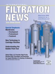 Membranes - Filtration News