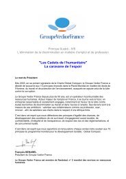 Groupe Vedior principe 6 coP novembre 2008 - Le Pacte Mondial