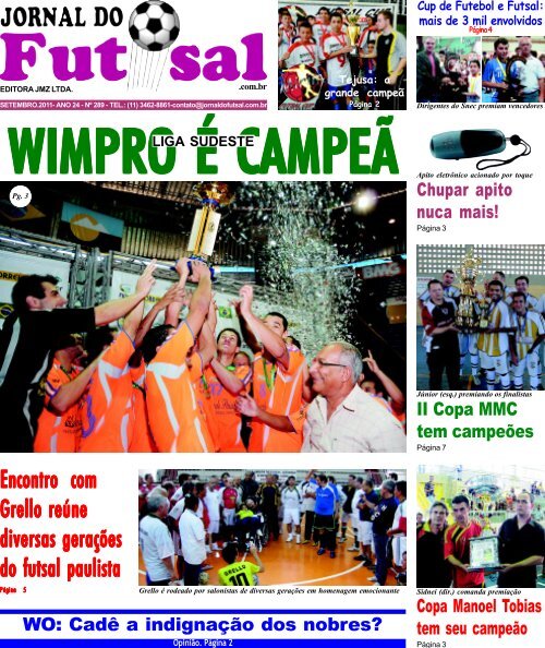 Santa Maria vence Cohab VI e se torna o primeiro campeão do Sub-20 na Copa  TV Grande Rio de Futsal, copa tv grande rio de futsal