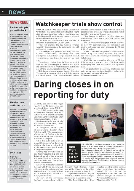 Issue 9 Jan 2009.indd - Ministry of Defence