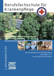 Jahresbericht 2007/2008 - Klinikum Kulmbach