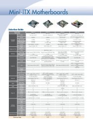 Mini-ITX Motherboards - Fortec AG