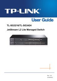 TL-SG3216/TL-SG3424 JetStream L2 Lite Managed Switch - TP-Link
