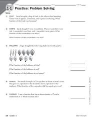 Volume 2 Practice: Problem Solving