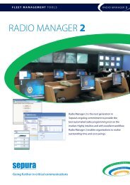 Radio Manager 2 Datasheet - VHF Group AS