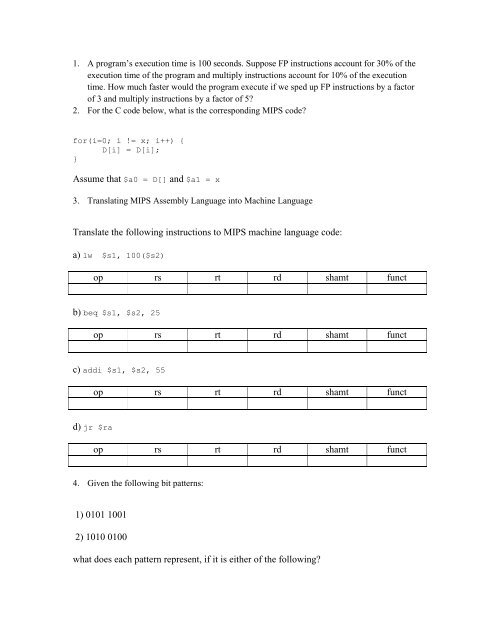 Midterm Questions - Richard J. Povinelli