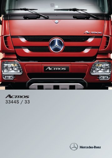 Actros 3344 S 6x4 - Mercedes Benz