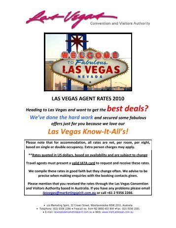 Las Vegas Know-It-All's!