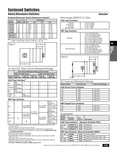 power distribution - Siemens