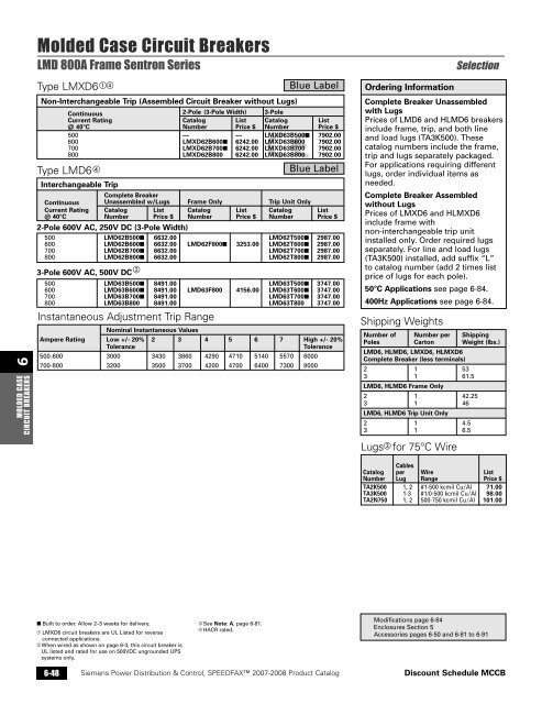 power distribution - Siemens