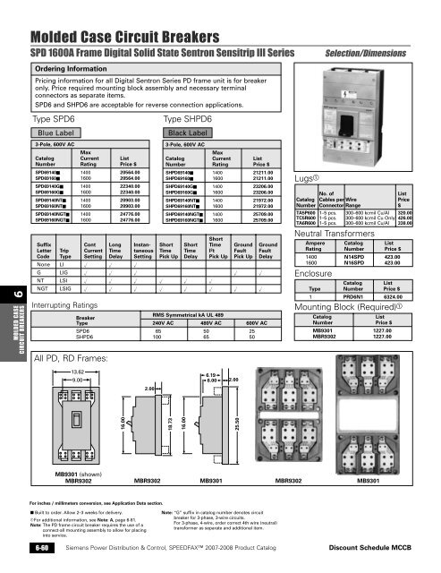 power distribution - Siemens