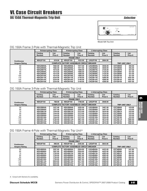 power distribution - Siemens