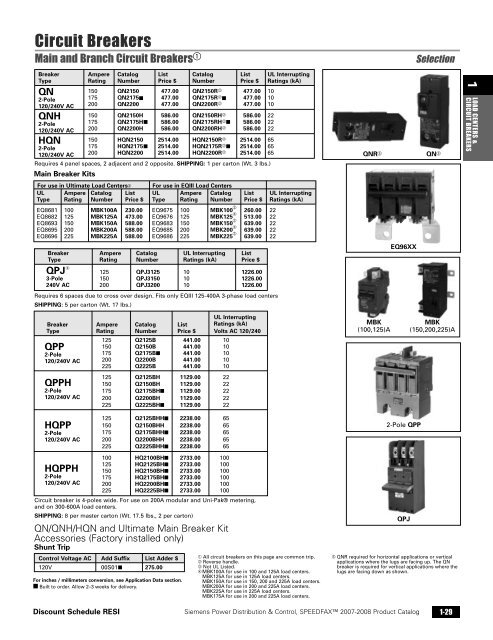 power distribution - Siemens