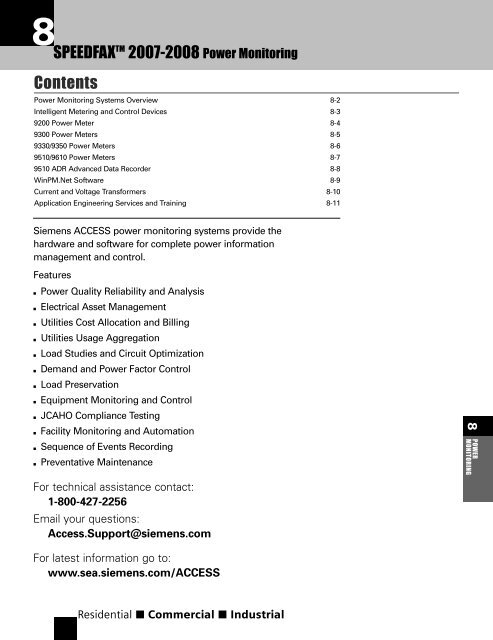 power distribution - Siemens