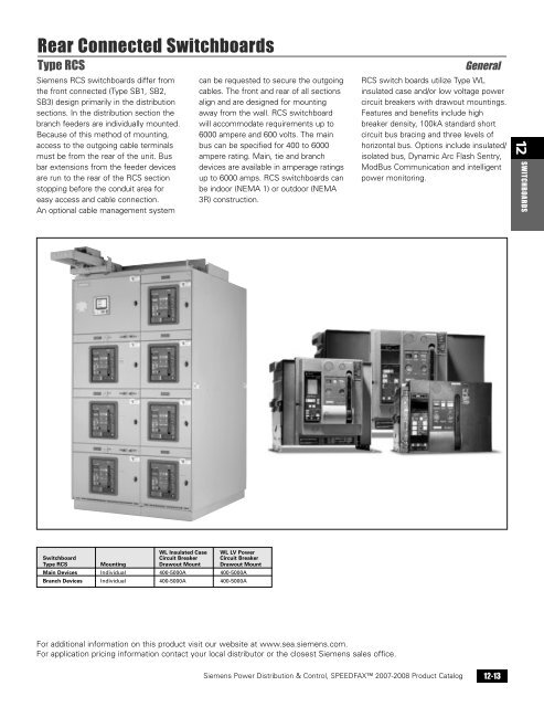 power distribution - Siemens