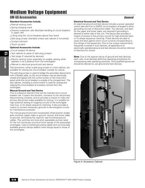 power distribution - Siemens