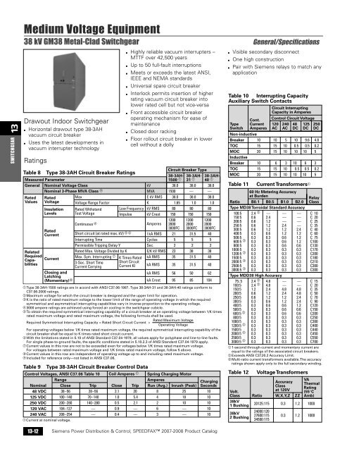 power distribution - Siemens