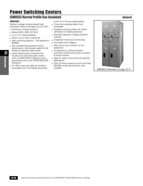 power distribution - Siemens