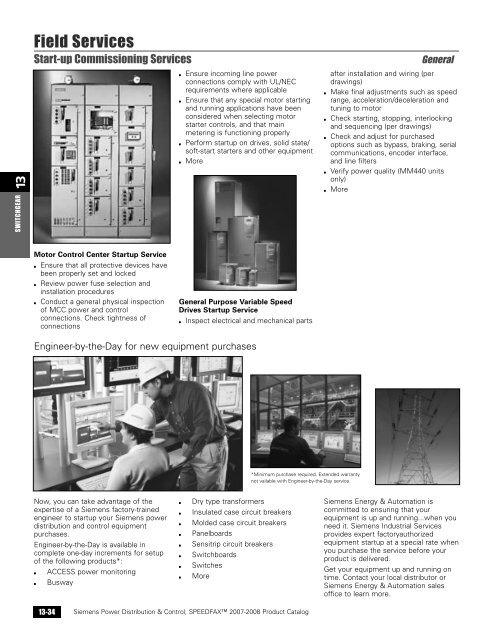 power distribution - Siemens