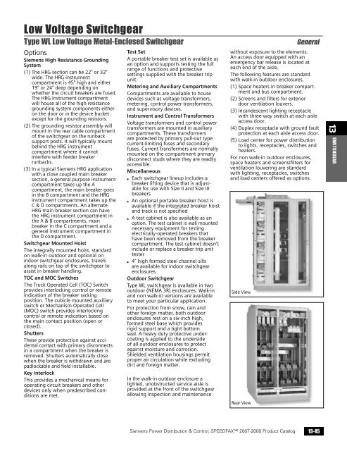 power distribution - Siemens