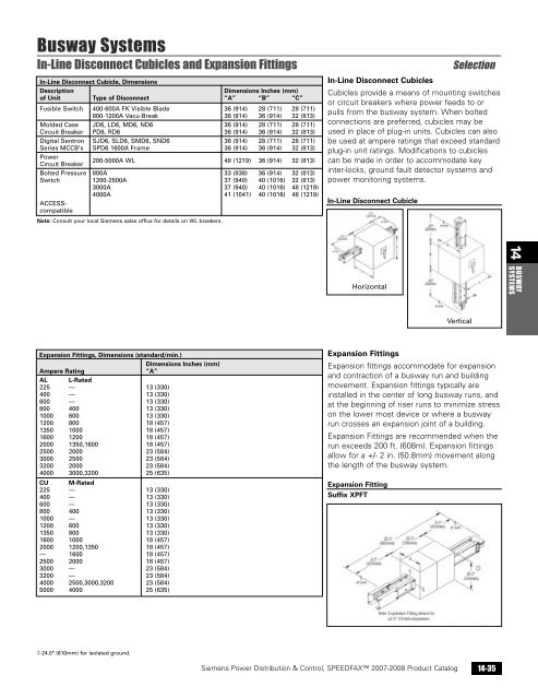 power distribution - Siemens