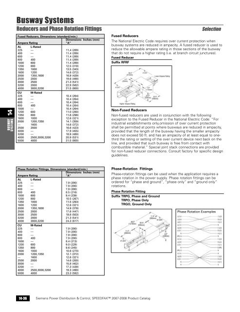 power distribution - Siemens