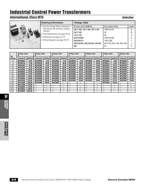 power distribution - Siemens