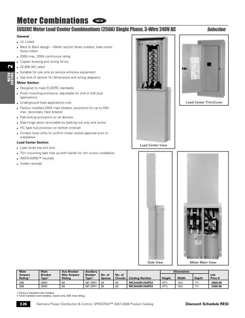 power distribution - Siemens