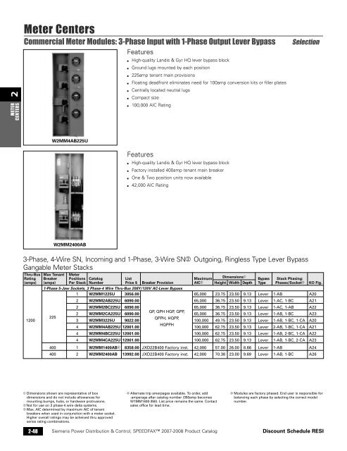 power distribution - Siemens