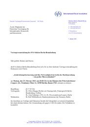 Deutsche Vereinigung fÃ¼r Internationales Steuerrecht 11053 ... - IfA