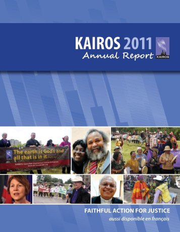 Annual report 2011 - KAIROS Canada