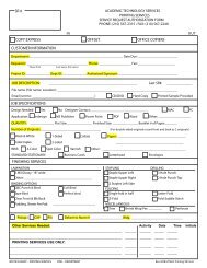 Printing Service Request Form - Information Management & Services