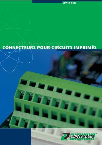 CONNECTEURS POUR CIRCUITS IMPRIMÃS - Conta Clip